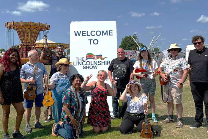 Birdcage Ukulele Orchestra at Lincoln Live