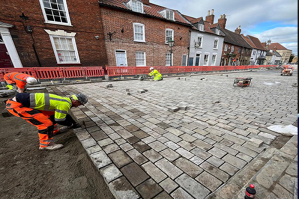 Bailgate works pass half-way point 