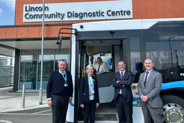 Bus service trial for diagnostic services