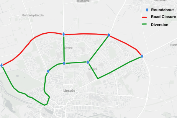 Overnight maintenance scheduled on A46 Lincoln Bypass