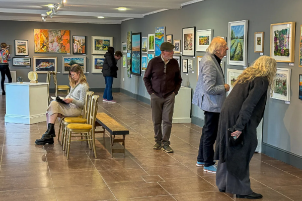 See work by county artists at Doddington Hall exhibition.
