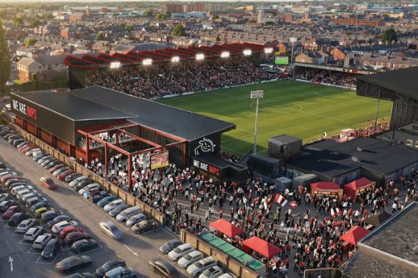 Fan facilities planned for footie stadium