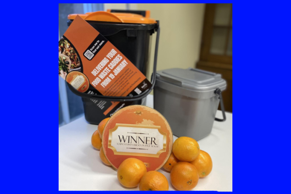 Food waste caddy delivery starts today