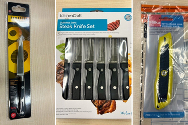 Knives sold to underage teens