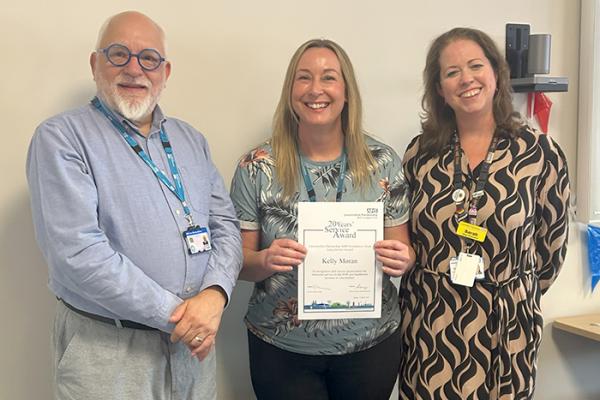 NHS staff celebrate 1,500 years’ service