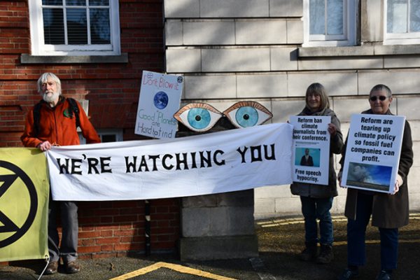 Protests as county council abandons Net Zero