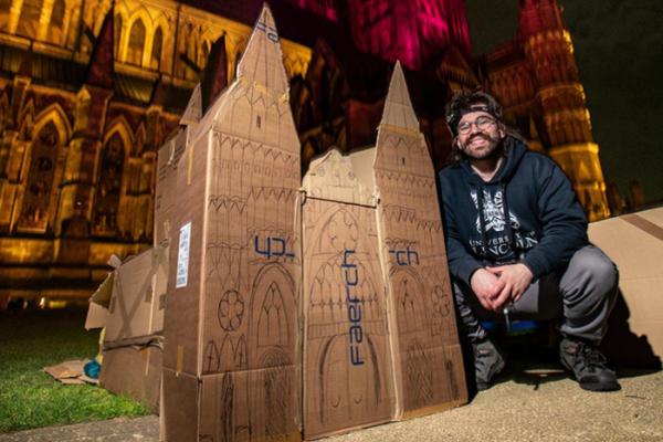 Sleeping outside to highlight plight of homeless