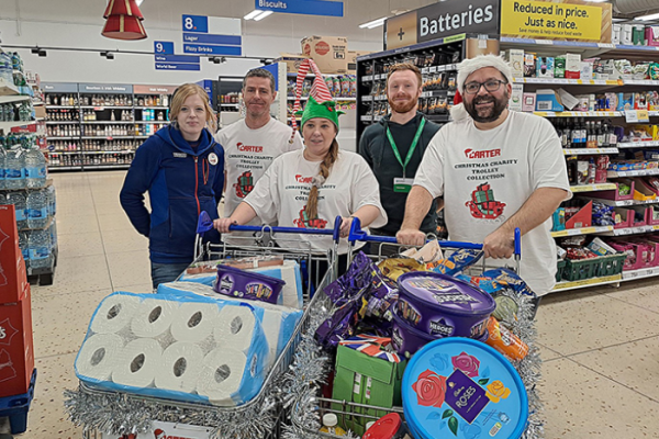 Trolley dash for Lincoln Foodbank
