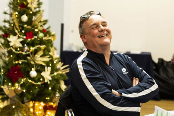 Veteran’s festive treat at RAF Waddington