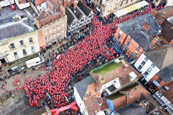 Video of Lincoln Santa Fun Run
